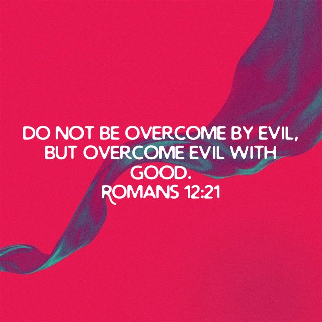 JuliesJems's tweet photo. Romans 12:21 https://t.co/uCmT8xYY4K https://t.co/eQt370qvLT