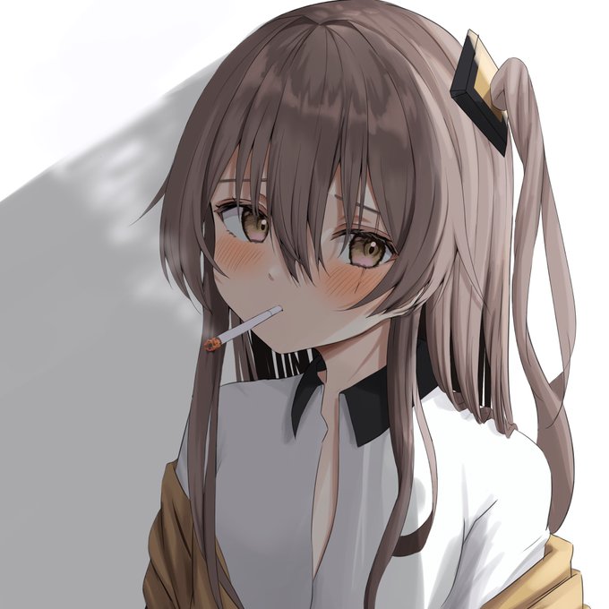 喫煙45姉#ump45#ドルフロ#少女前線 