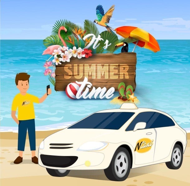 Ntaxi_'s tweet photo. Nuestros profesionales tienen todo listo para saques el máximo partido al verano 😎 y te traslades en #taxi a cualquier parte. 🚖
¡Reserva ahora!
📲 https://t.co/xFw44CwlGK
📲 https://t.co/OO388ADhaQ
#verano2022 #verano #NtaxiAPP #taxidriver #taxis #taxistas #MejorEnTaxi https://t.co/NrcoVX8nJo