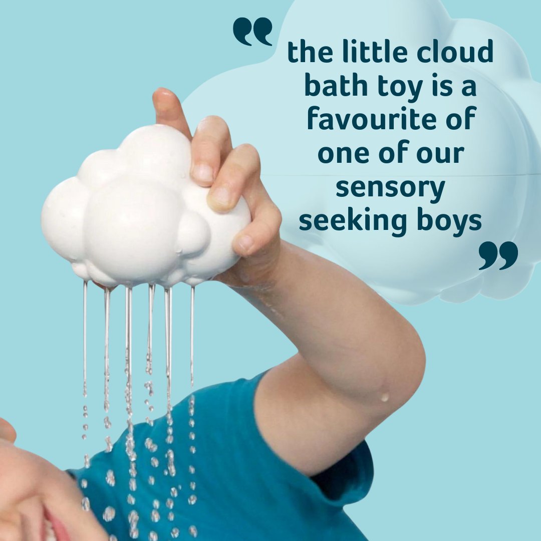 Fledglings's tweet photo. Your #SensorySeeker can keep cool in the heat by making their own rain clouds!🌧️

This magical water toy turns children into little rainmakers and quickly becomes indispensable during bath time.

Available at 👉 https://t.co/odvZDXSwmn https://t.co/ODtvvIyqfN