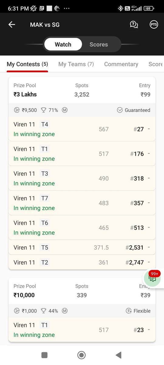 Fantasy Cricket Pro 🏏 (Viren Hemrajani) tweet media