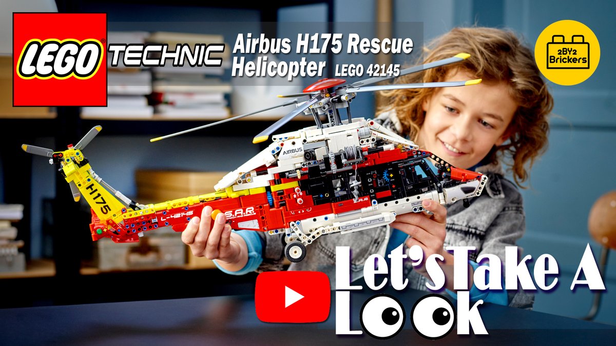 LEGO TECNICS 42145   Airbus H175 Rescue Helicopter Let’s take a look Rev... youtu.be/QlfS9UNMQYM via <a href="/YouTube/">YouTube</a> <a href="/YouTubeCreators/">YouTube Creators</a> <a href="/LEGO_Group/">LEGO</a> <a href="/Gamer123Lego/">GamerLego_123</a> <a href="/CedricDiong/">Lego Gamer 123</a> <a href="/harvey_lego/">HarveyLegoWorld</a> <a href="/oimotoika/">コイちゃん</a> #legotechnics #lego #legohelicopter