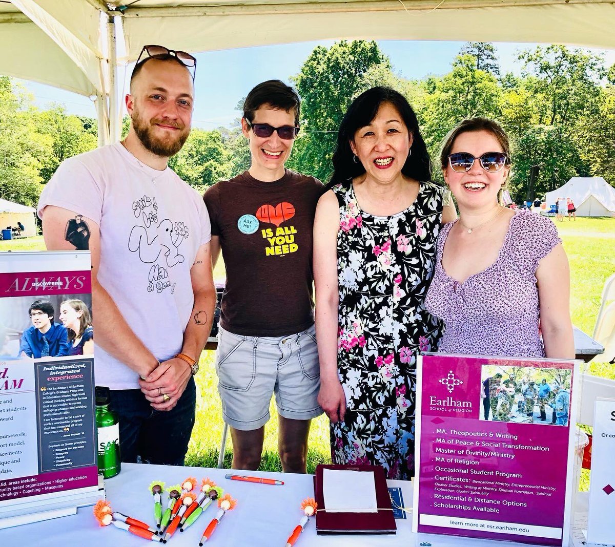 ESRQuaker's tweet photo. ESR's @Gracejisunkim  spoke at this year's @WildGooseFest  in North Carolina. Check out our website  https://t.co/as4ZfJdjqL for more updates,  degree/certificate programs, and Scholarships! https://t.co/G1hLPBaw1U