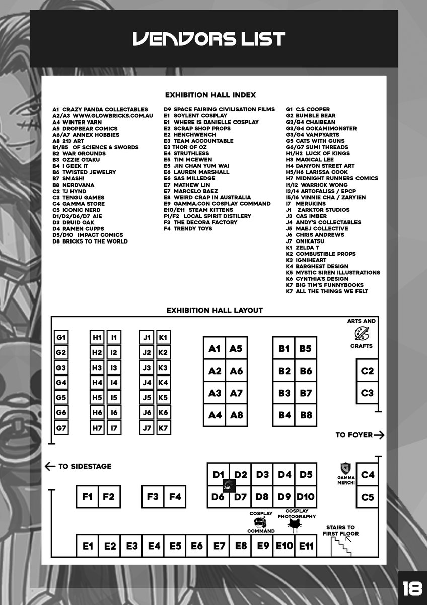 BEHOLD! It's #GAMMACON2022 at the NCC is this weekend! Look at all that room for activities! Join us at the NCC for #comicbooks #artists #vendors #games #anime #shows #cosplay #fandom #popculture #collectibles and more! 

Tickets - bit.ly/GAMMATix2022

#cbr #eventscanberra