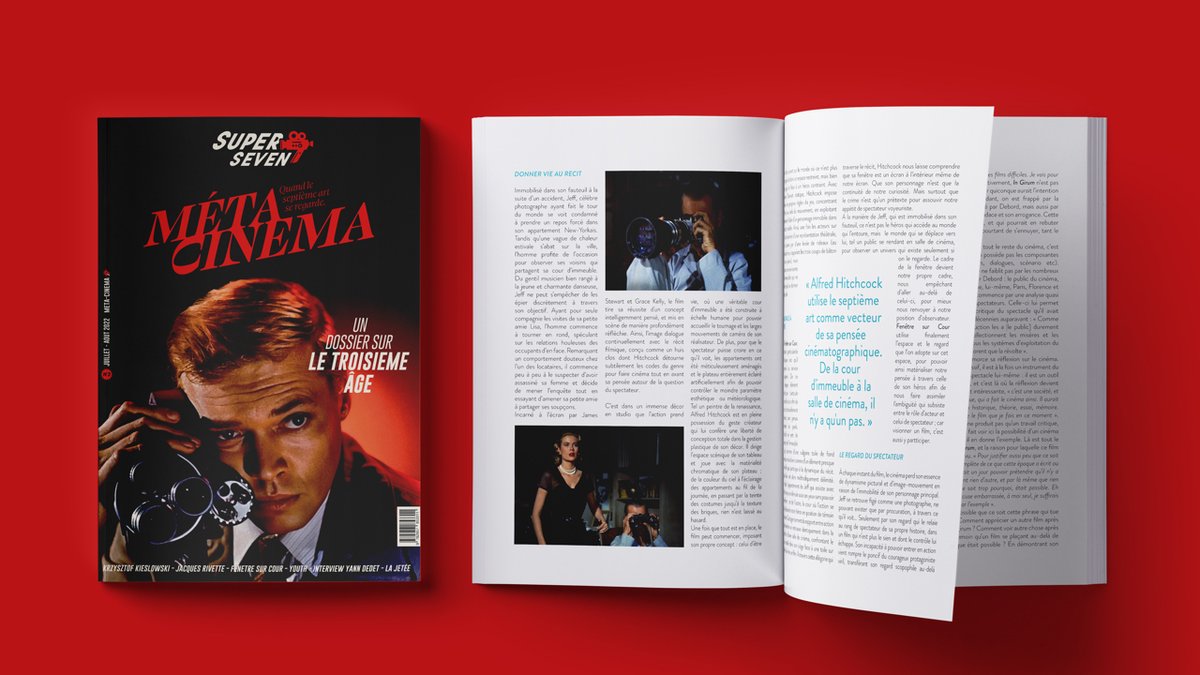 [Évènement] 😎
<a href="/SuperSevenFR/">Super Seven</a> revient en magazine ! Un numéro d'été exceptionnel consacré au "Méta-cinéma" !

Le réalisateur #SébastienLifshitz et le monteur #YannDedet présenteront à l'occasion de la soirée de lancement leur film PRESQUE RIEN. 

Rdv Vendredi à 20h30 aux Écoles 🏳️‍🌈