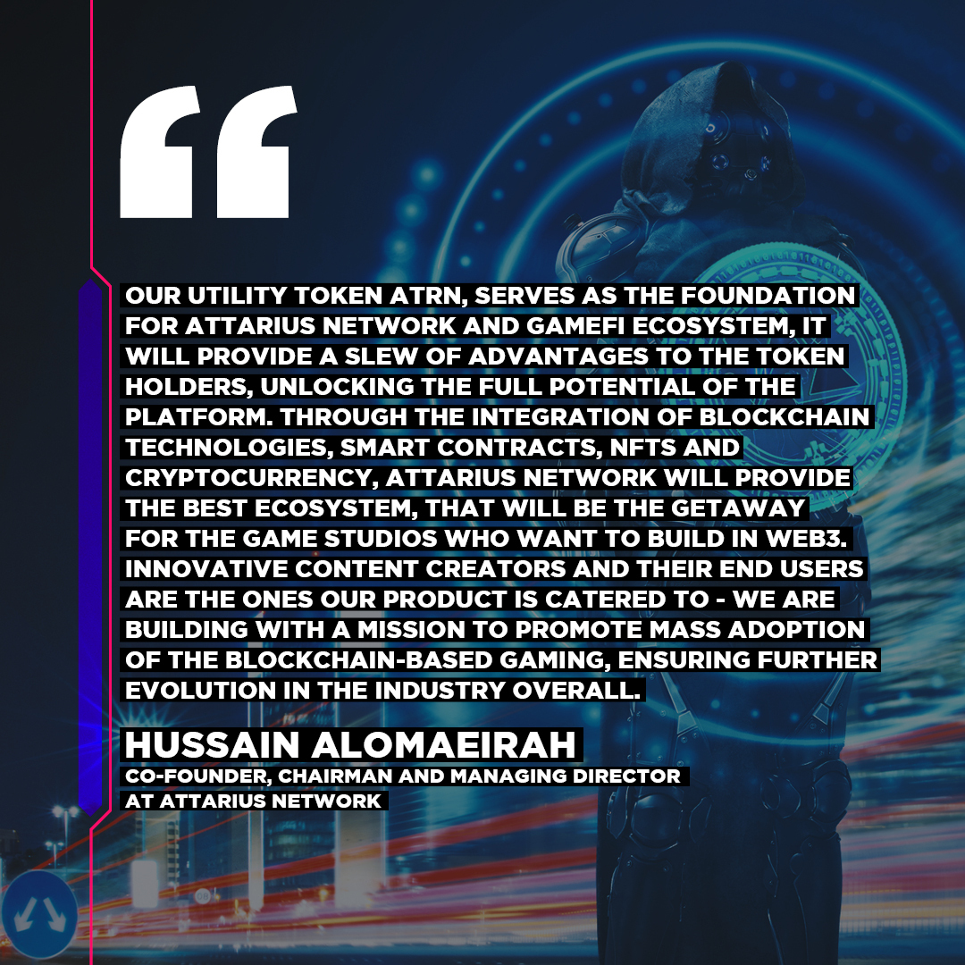 abudhabi_gaming's tweet photo. Elevating blockchain gaming with #ATTARIUSNetwork #InAbuDhabi 👾
#ADGaming partner, @AttariusN, has launched its ATRN utility token to create a comprehensive blockchain gaming ecosystem - a first in the region. https://t.co/HPFy30mAhO