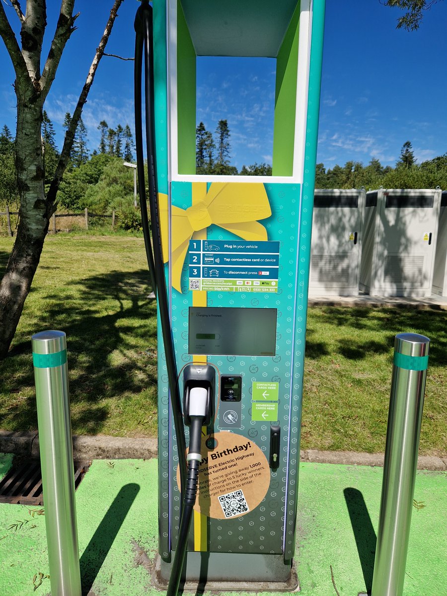 alonline's tweet photo. Happy birthday @GRIDSERVE_HQ. Thanks for upgrading Swansea to the latest and best chargers.
#GSElectricHighwayBday https://t.co/UV3os053Yl