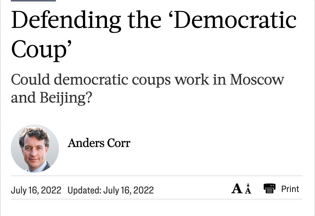 "Democratic coup"