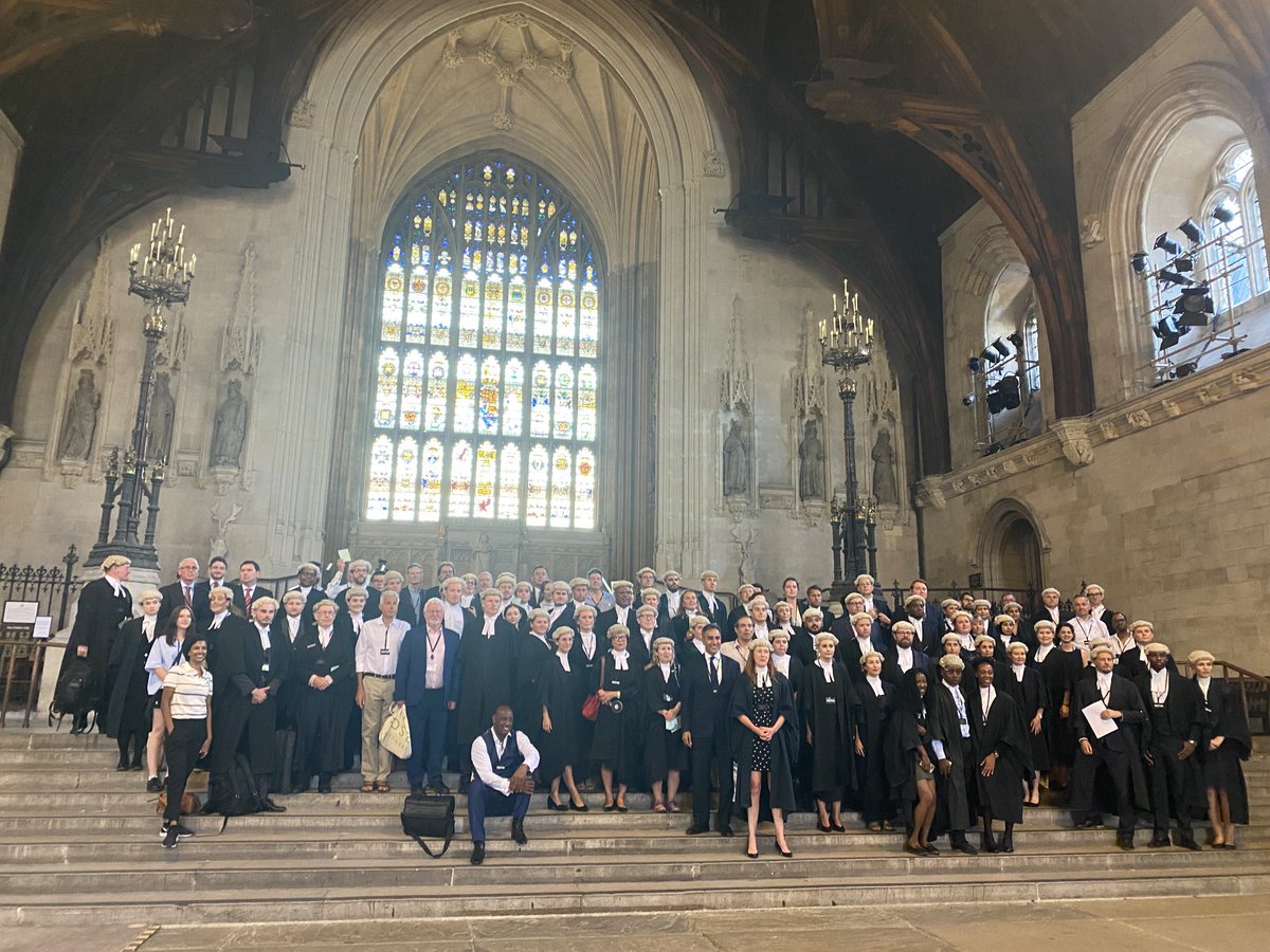 Barristers at Westminster about to lobby their MPs. #barristerstrike