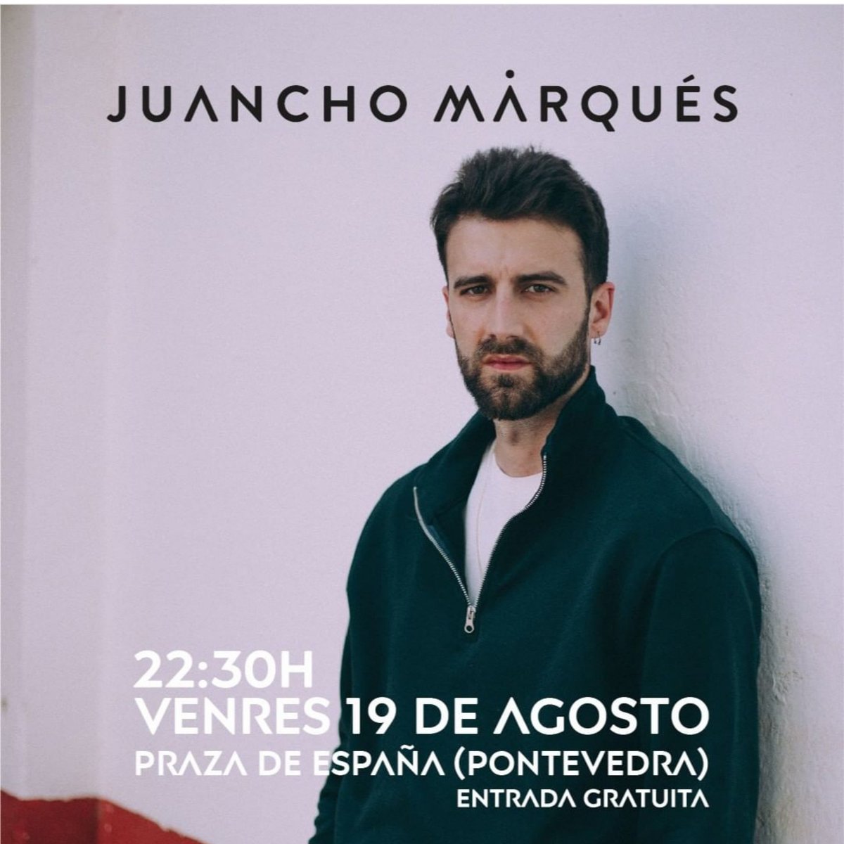 <a href="/JMarquesSoprano/">Juancho Marqués</a> se incorpora al cartel de la #festasdaperegrina #pontevedra

🗓️➡️ Viernes 19 de Agosto
🕘➡️ 22:30 H
🎫➡️ GRATUITA

#juanchomarques #juanchomarqués #suitesoprano #galicia #riasbaixas #fiestasdelaperegrina <a href="/Idearock1/">Idearock</a> <a href="/tastethefloorES/">TasteTheFloor</a> <a href="/Pontevedrate/">Concello de Pontevedra</a> <a href="/depo_es/">Deputación Pontevedra</a>
