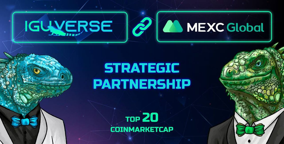 ⚡️STRATEGIC PARTNERSHIP WITH MEXC GLOBAL 

We’re happy to announce that we have signed a strategic partnership with @MEXC_Global
 
The top 20 crypto exchange according to CoinMarketCap:

mexc.com

🎉 This milestone will give $IGU exposure to millions of users.