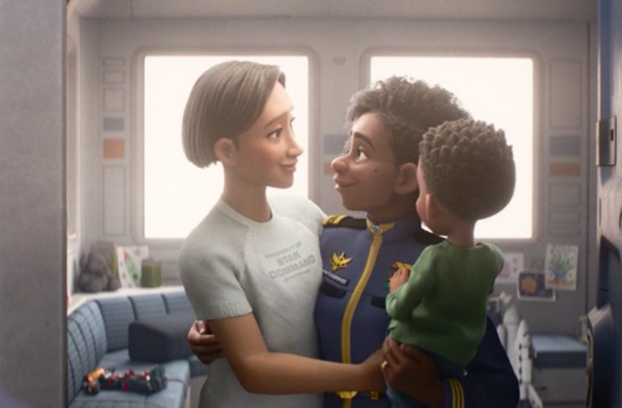 simonpmobbs's tweet photo. Made a point of seeing  #lightyear before its cinema run ends. The action sequences were a little repetitive but the #characterdesign and #3Danimation were as excellent as expected from #Pixar. #Sox was very funny and the sequence showing #hawthorne aging was particularly moving. https://t.co/WtQya96KKp
