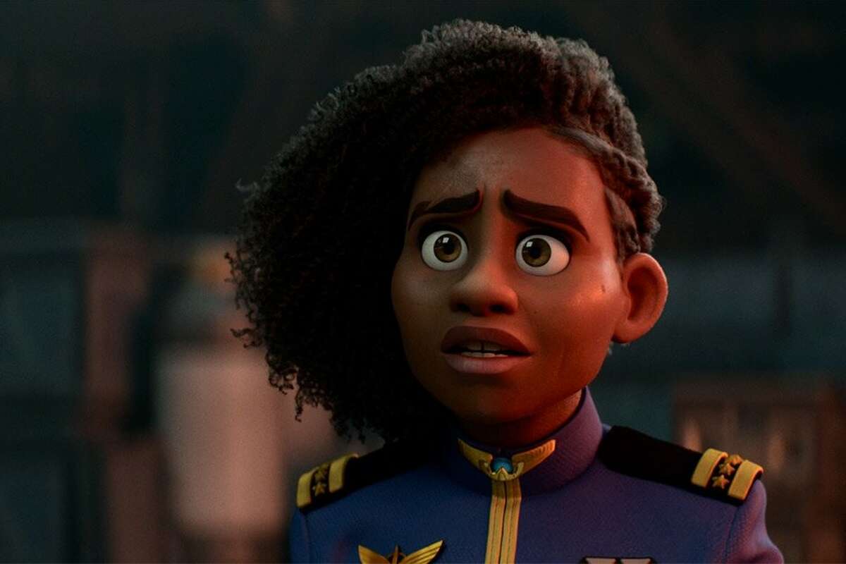 simonpmobbs's tweet photo. Made a point of seeing  #lightyear before its cinema run ends. The action sequences were a little repetitive but the #characterdesign and #3Danimation were as excellent as expected from #Pixar. #Sox was very funny and the sequence showing #hawthorne aging was particularly moving. https://t.co/WtQya96KKp