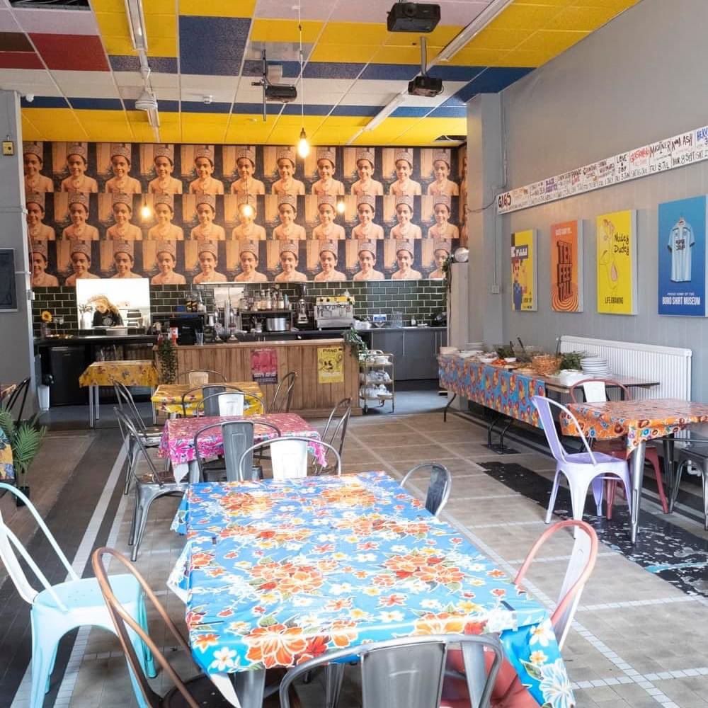 basecamp_inds's tweet photo. Too hot to work from home?  Come and get cool in our cafe. Open Tues to Thurs 9-3pm, pitch up with your laptop for the day &amp; enjoy free iced water. We also have delicious iced coffee from @TeessideCoffee and grazing boards (vegan &amp; veggie) to eat in or takeaway. https://t.co/5tqLrYMfPg