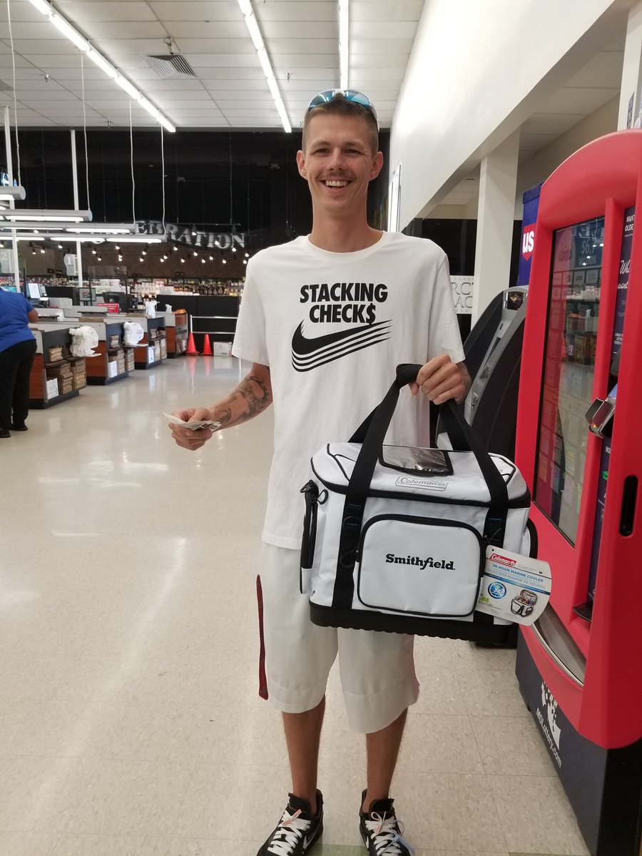 Cosentino's and Smithfield Meats would like to congratulate Anthony Kimmons for winning a Coleman Cooler, 10 free Carando coupons and $100.00 Cosentino's gift card!