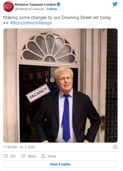 TheDrum's tweet photo. Brands are continuing to react to #BorisJohnson resigning. Check out the memes from @BurgerKing, @Zoopla and @innocent ✨
➡️ https://t.co/S0RA0GA08I
#BorisJohnsonResign #BorisOut #ResignationWatch #Boris #Politics https://t.co/pg1GpbunhD