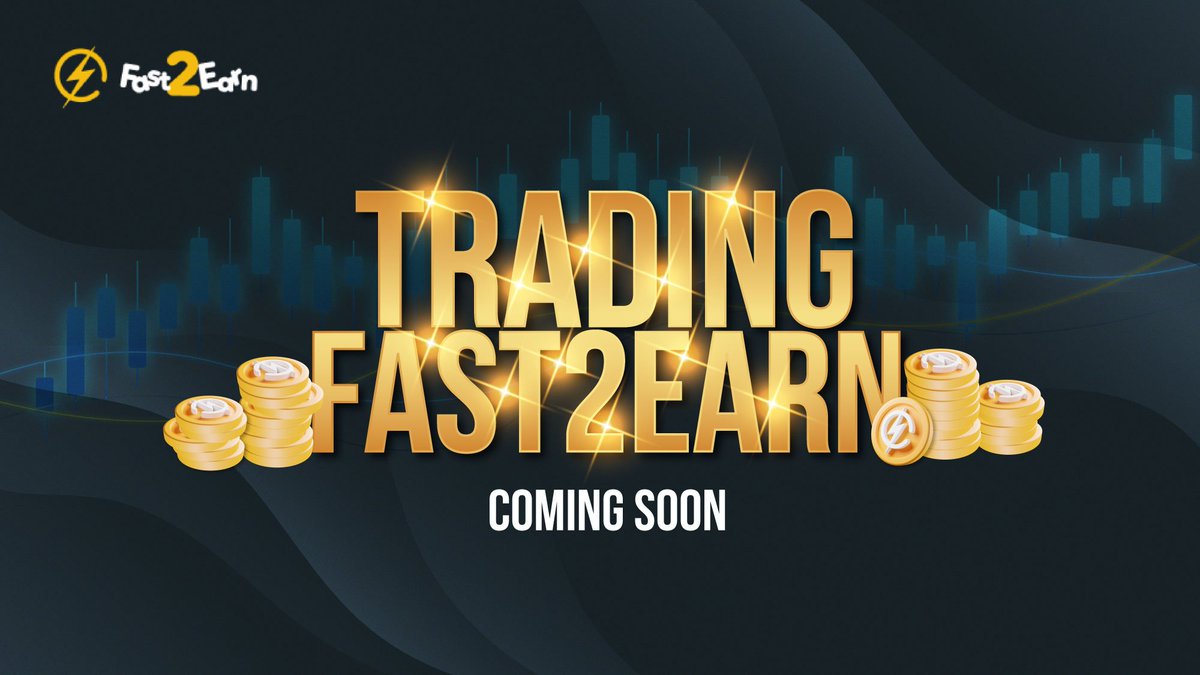 📈📈 TRADING FAST TO EARN COMING SOON 🚀🚀🚀🚀

For long and large trades, we are creating trading alert channels that will do long calls for major cryptocurrencies, with clear exit and take profit instructions.

👉 Read more: docs.fast2earn.app/our-free-chann…

#fast2earnapp