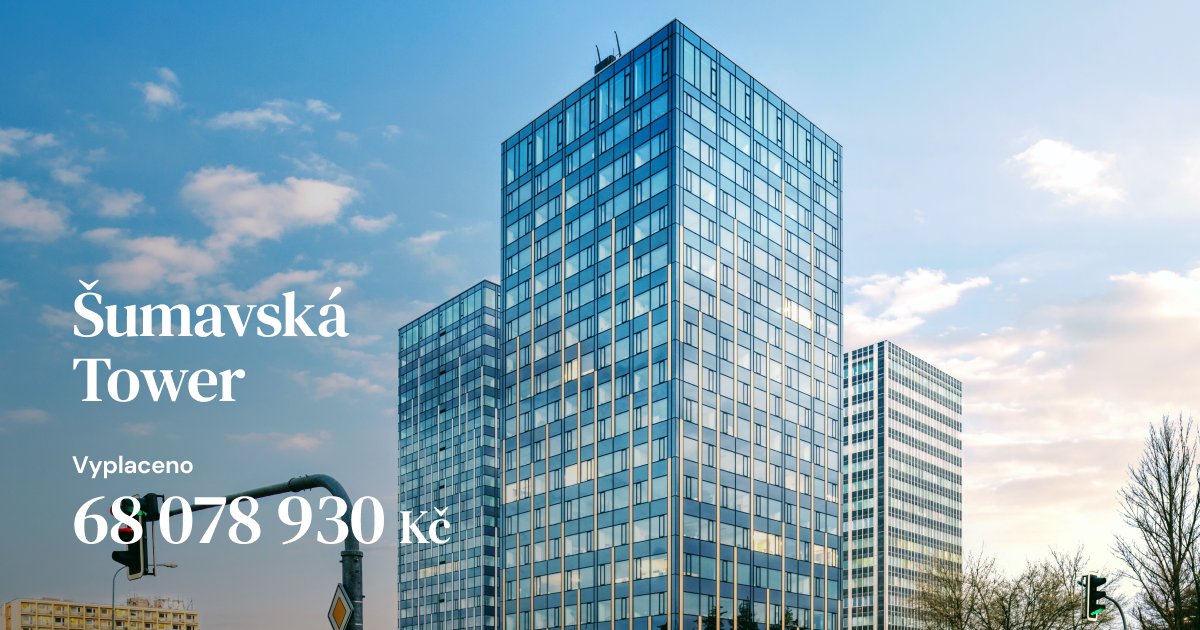 upvestcz's tweet photo. Dalším úspěšně splaceným úvěrem na naší platformě je mezaninové financování kancelářského a retailového projektu Šumavská Tower v Brně.
Developerovi i participujícím investorům děkujeme za spolupráci.
#investice #investovani #realestateprivatedebt #fintechcz #nemovitosti https://t.co/CGHxJOkNyo