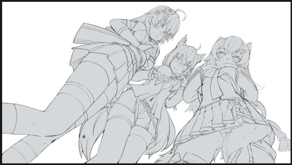 よくわからなくなったラフ 