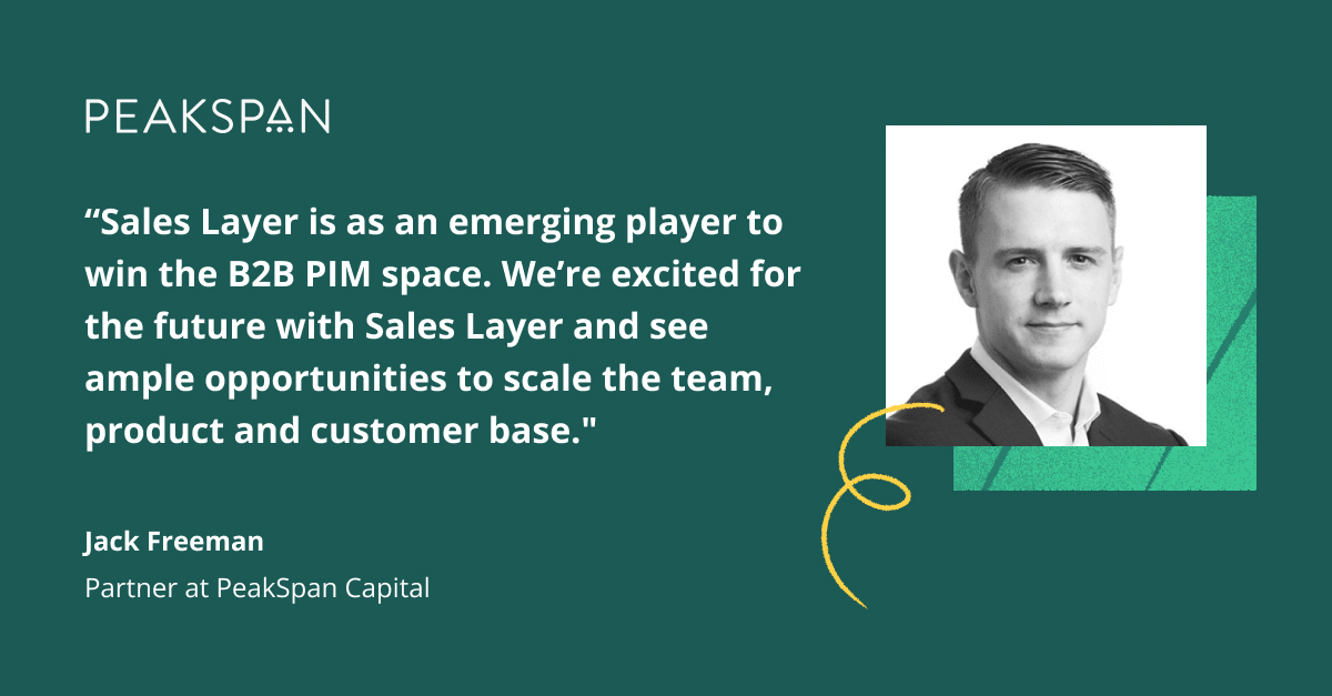 SalesLayer's tweet photo. Thank you for predicting such a positive and successful future for our team! 🙌 It’s amazing to have your support, @PeakSpanCapital!
.
#SalesLayer #PIM #productinformation #SeriesB #SeriesBfunding https://t.co/0YQF9eaxFH