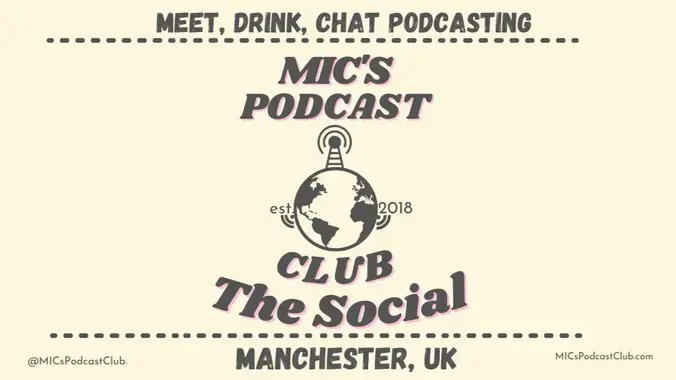 𝗖𝗼𝗺𝗲 𝗵𝗮𝗻𝗴 𝗼𝘂𝘁 𝘄𝗶𝘁𝗵 𝗼𝘁𝗵𝗲𝗿 𝗽𝗼𝗱𝗰𝗮𝘀𝘁𝗲𝗿𝘀!

We're hosting our 2nd in-person community meet-up of the year and we'd love to see you there.

🗓 Friday 5 August
⏰ 6pm-9pm
📍 <a href="/53two/">53two</a>, Deansgate, Manchester UK

#podcasting