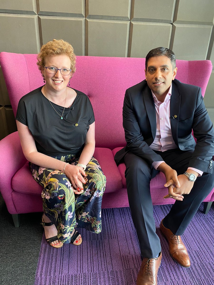 Did you catch <a href="/royalmarsdenNHS/">The Royal Marsden NHS Foundation Trust</a> surgeon Ricky Bhogal and patient Lizzie Wright on <a href="/BBCBreakfast/">BBC Breakfast</a> this morning?

Here they are just about to head into the studio...

You can see them both on #SuperSurgeons: A Chance at Life which starts tonight at 10pm!

royalmarsden.org/super-surgeons…