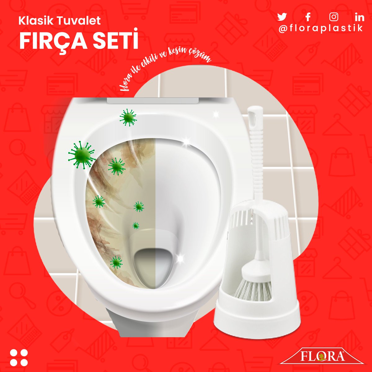 Flora Klozet Fırçası ile ağır kimyasallar kullanmadan da etkili bir banyo temizliği mümkün! 

Ürün detayı için link Bio'da!

#floraplastik #banyoseti #banyosetimodelleri #klozetfırçası #banyoaksesuarları #banyodekorasyon #wcfırçası #sıvısabunluk #dişfırçalık #banyotemizliği