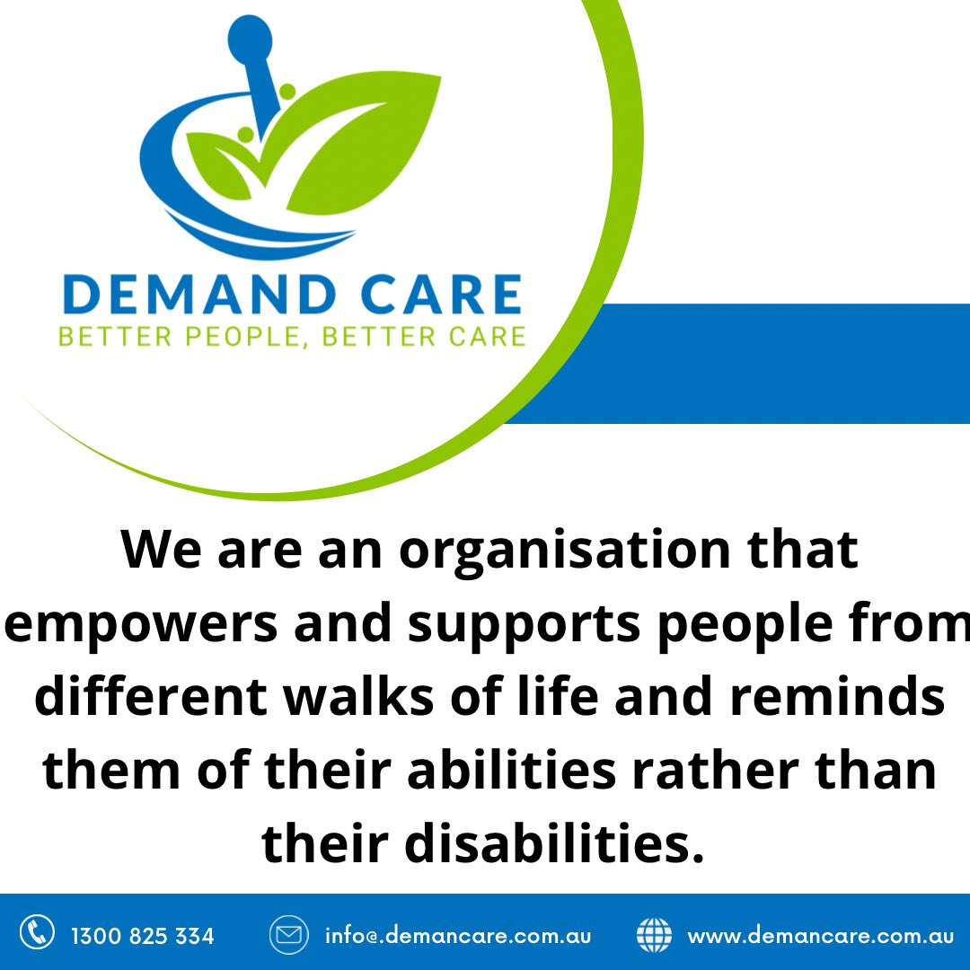 We are an organisation that empowers and supports people from different walks of life and reminds them of their abilities rather than their disabilities. 

Contact us today

#ndisprovider  #ndissupport #ndis #ndisready #ndisaustralia #ndisproviders #ndisvictoria #ndisservice