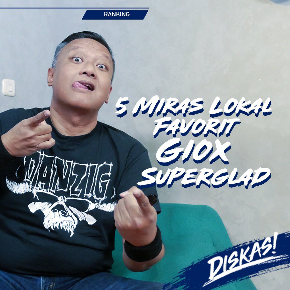 Buat yg akrab sama <a href="/Giox_666/">Satan's slave</a> <a href="/superglad_band/">SUPERGLAD</a> psti hafal sama kebiasaan minum (atau 'mimik') nya.

Nah di Diskas doski ngebagi daftar 5 minuman keras lokal favoritnya. Langsung di cek. Mau nyobain silakan, tpi dosa tanggung masing2 ye ga eee🤪
youtu.be/xxsBeIaKkVU