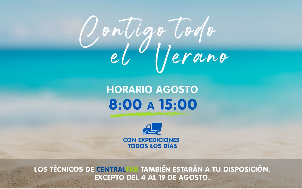 En EMO no paramos. En julio en nuestro horario habitual y en agosto en horario intensivo de 08:00h a 15:00h. Además, tienes disponible 24/7 nuestra página de EMO Online para realizar de forma cómoda tus pedidos o consultar información. 
¡Contigo todo el verano!