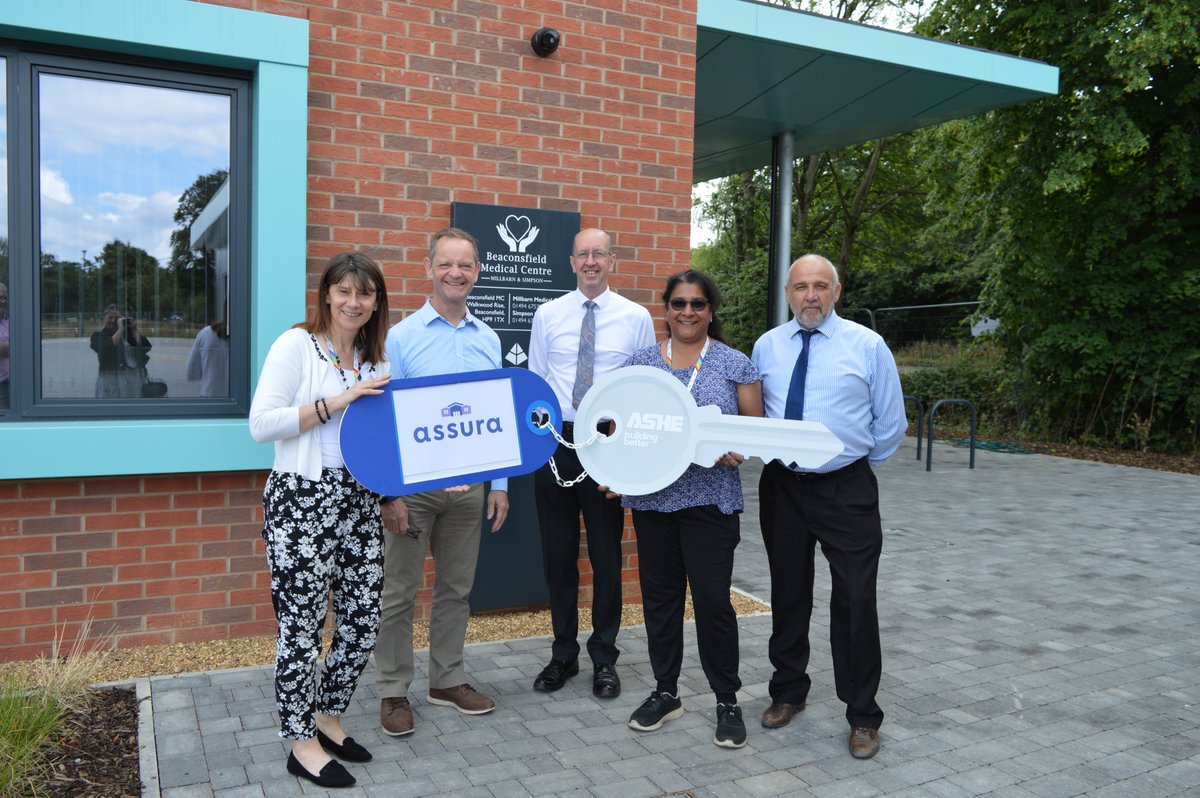 AsheLtd's tweet photo. We are delighted to announce our project at Beaconsfield Primary Care Centre @assuraplc is now complete🎉
 
The works saw the design and construction of a new primary care centre and pharmacy delivering care with 30 new consultation and treatment rooms.

Congratulations team! https://t.co/vHLUvhCV8m