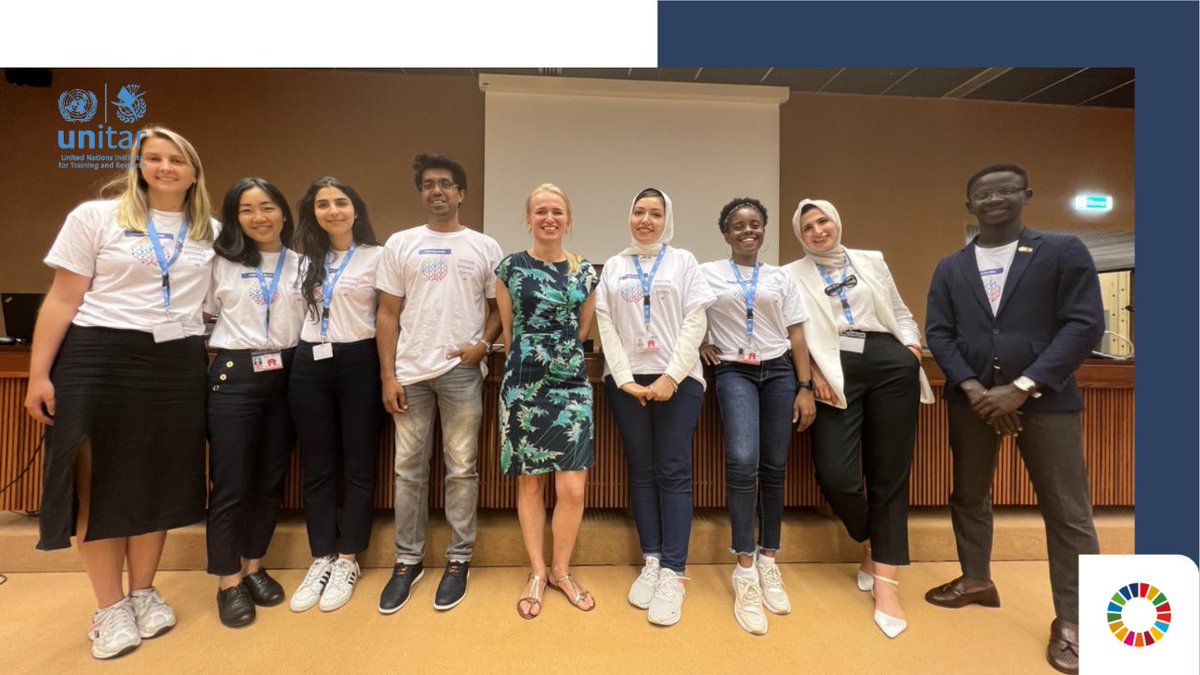 UNITAR's tweet photo. Over the past 2 weeks, a group of bright #GSP60 students worked on UNITAR's challenge and developed a set of innovative recommendations for addressing the #SDG learning needs of vulnerable groups for the #UNSDGLearn partnership. https://t.co/61qk92HgVk