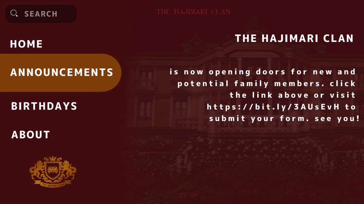 H4JIMAR1's tweet photo. ⠀⠀⠀⠀⠀⠀⠀⠀⠀⠀⠀⠀⠀⠀⠀⠀ 
          https://t.co/MKvQBfciUZ 🦇
⠀⠀⠀⠀⠀⠀⠀⠀⠀⠀⠀⠀⠀⠀ 
We are now opening doors for new family members! Submit your forms now!
⠀⠀⠀⠀⠀⠀⠀⠀⠀⠀⠀⠀⠀⠀⠀⠀ 
https://t.co/Ye6x9EqvHG https://t.co/r28jthZVyp