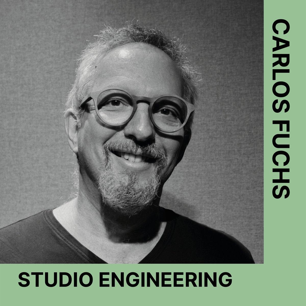 ArdaAcademy's tweet image. Carlos Fuchs é formador no curso intensivo de Studio Engineering, e leciona no módulo de Gravação.
#ardaacademy #arda #studioengineering #recordingengineer #recordingstudios #ardarecorders