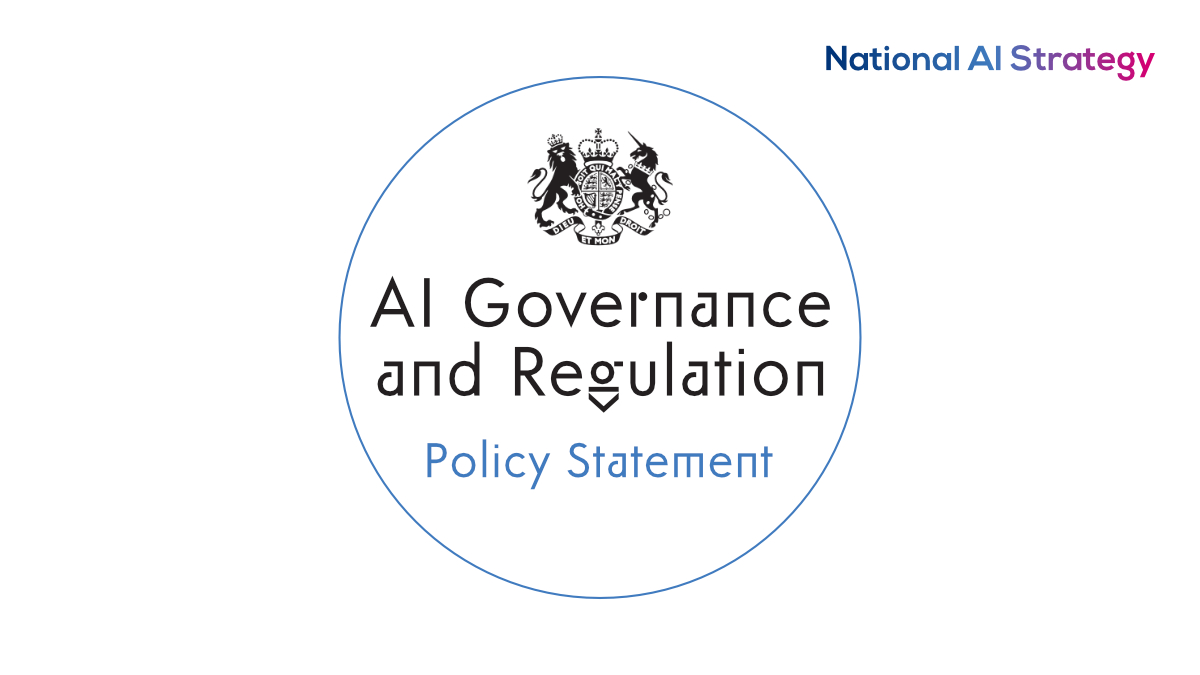 🇬🇧 Establishing a pro-innovation approach to regulating AIA new paper published today outlines the Government’s approach to regulating #AI technology in the UK.Read the paper here: (1/2) #NationalAIStrategy 