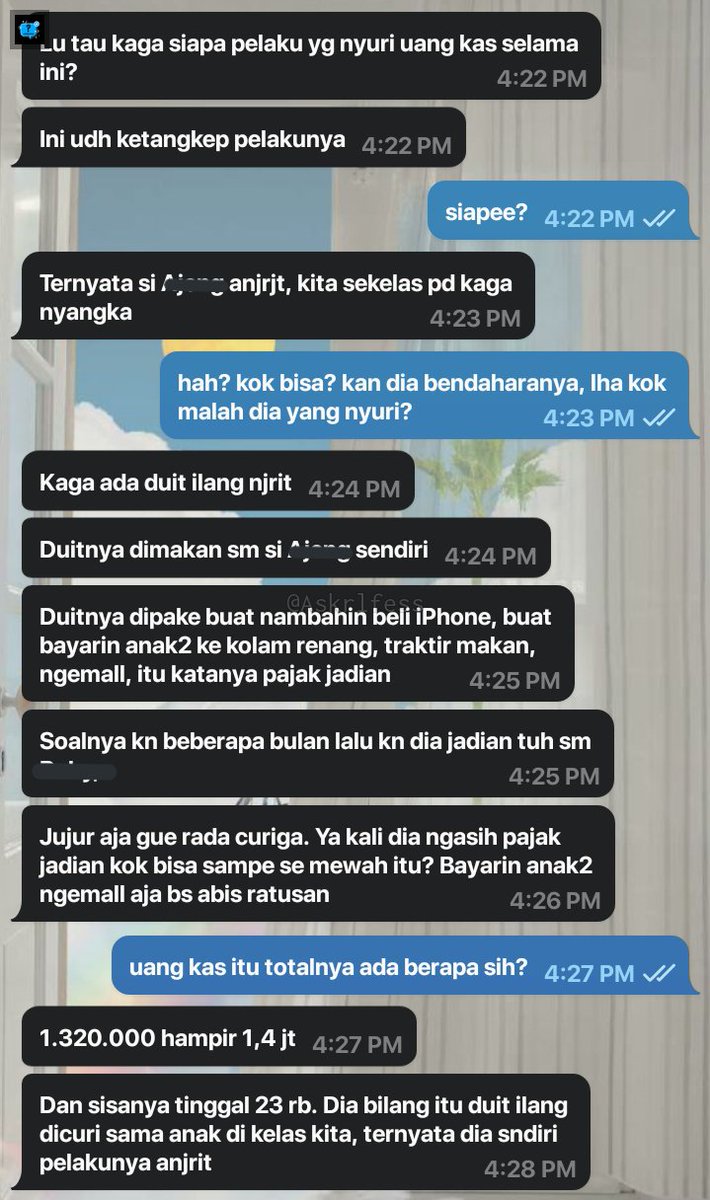 Askrlfess's tweet photo. [askrl] dia ngaku sendiri guys. duh, maling teriak maling https://t.co/efytBpP03i