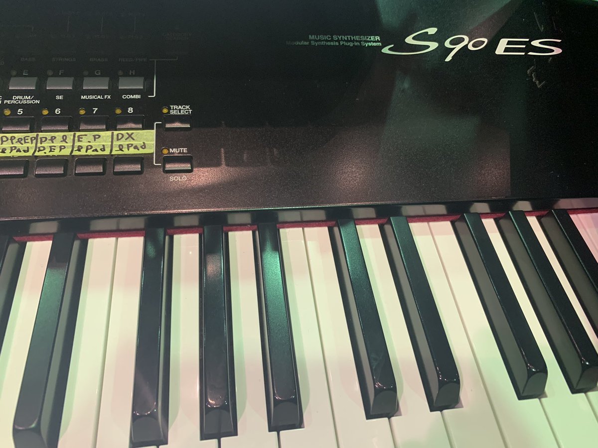Akito_Shirai's tweet photo. S90ESふっかつ!!
#yamaha
#s90es
#rehearsal https://t.co/RcuQkXqoE5
