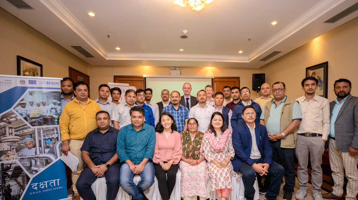 npBritish's tweet photo. #Dakchyata organised a 2⃣day "Communications Capacity Building Workshop" for representatives from @CTEVTNepal & #TechnicalSchools.
The workshop offered sessions on key tools required to develop #CommunicationsPlanning #ImprovingOutreach #ContentDeveloment & dissemination. https://t.co/YSyLFJ7jnZ