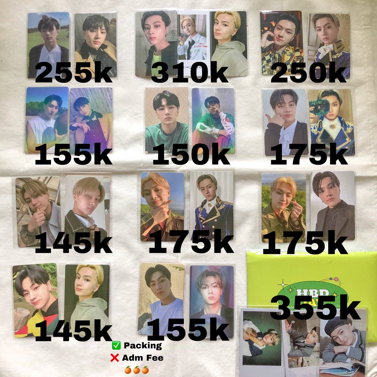jayljayo's tweet photo. * ੈ✩‧ Want To Sell / WTS / LFB

All About Jay Enhypen
(Edisi stop collect🥲)

📍Dom Tangerang Selatan
🍊Bisa oren, keep event/split payment
✅ Good condition, proof by dm!

🏷 Jay LD PWS UMS POM BDO Dawn BDC Up Hype Down DD Ody Scylla Chary DA No Batik Birthday Garland SSG22 https://t.co/vW5j4UtMN4