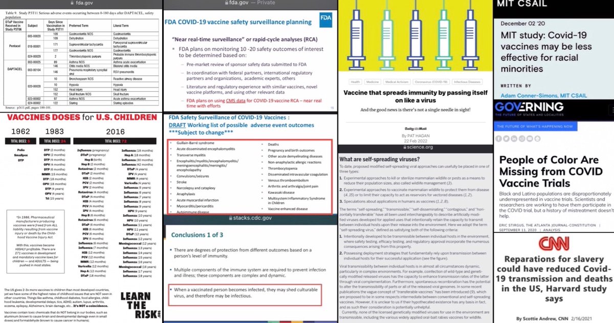 GuildedR's tweet photo. @bookofoursjulie π―Self-spreading jabs make jabbed vectors to the unjabbed by phenotype & genotype. #mRNA #SIRNA #Pentacel #Pentacle #DTaP #Diptheria #Tripedia #VAERS #VaccineDeaths #StoptheShots
#MedTwitter #LawTwitter
$FB $TWTR $SNY #GreatReset #BrandyVaughn #Censorship
https://t.co/geFrBGuwyN https://t.co/XvXDegDjz8