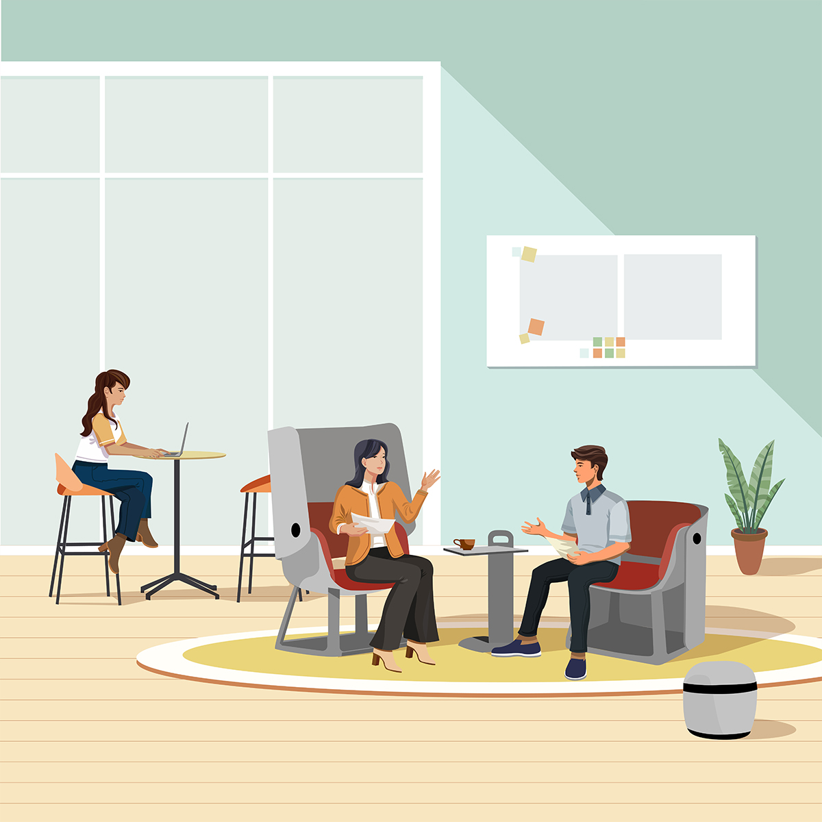 SunonFurniture's tweet photo. The #loungeareas or #communalareas enable workers to take a break from the stress of their routine work &amp; obtain a brand-new perspective on the work at hand. More casual &amp; flexible seating will fuel employees' sense of belonging to the company &amp; foster creativity &amp; productivity. https://t.co/aUt2wYM5A2
