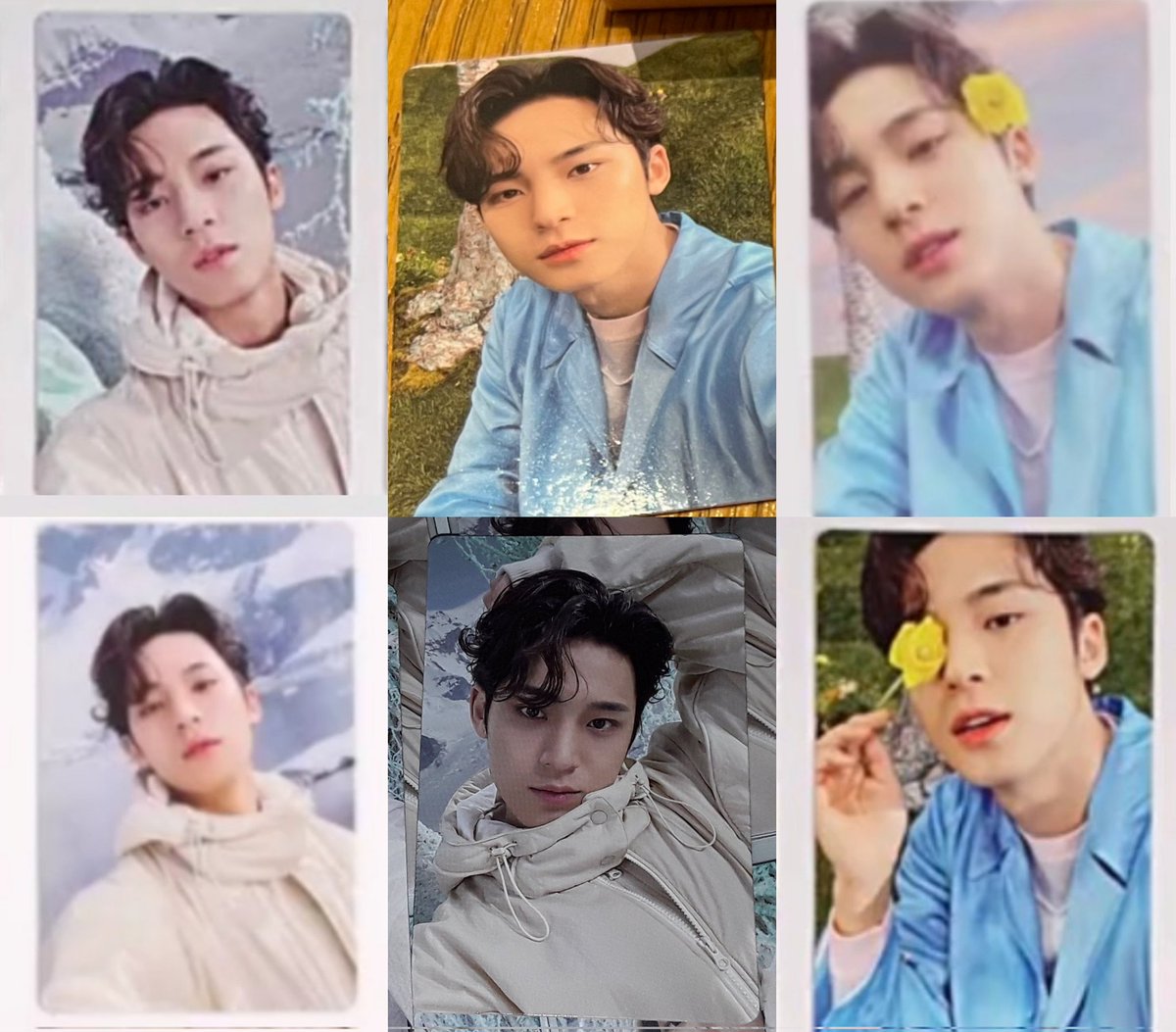 6/6 sector 17 mingyu album photocards 💙