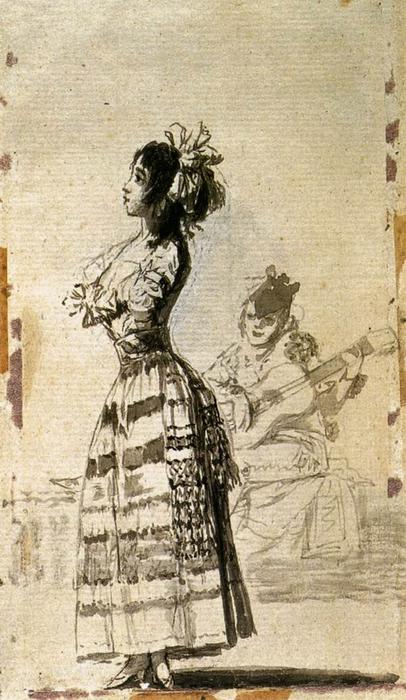 Francisco De Goya, Girl Listening to a Guitar https://t.co/43Wdq0x9Wf