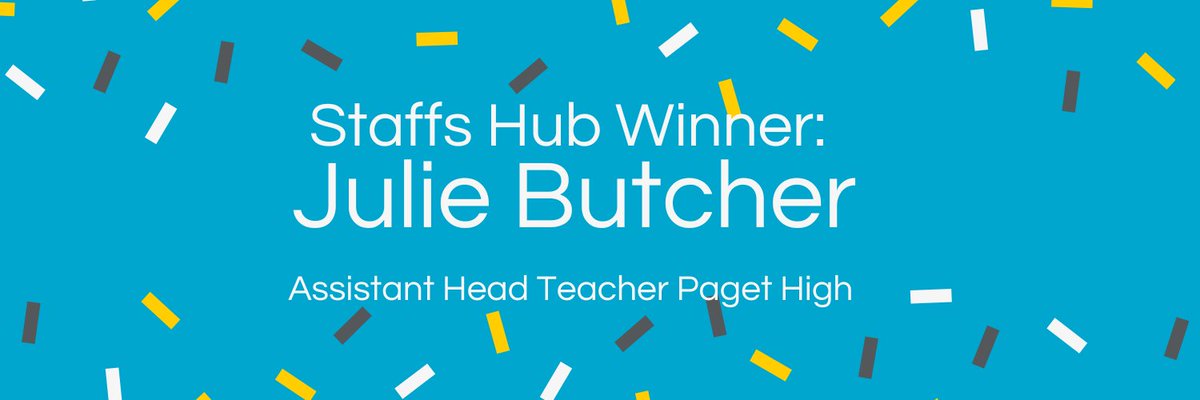 Our Staffs Hub Winner is: Julie Butcher! Congratulations🎉 "Julie is consistently very responsive to our activity offer and has championed Higher Horizons+  since 2017." <a href="/pagethighschool/">Paget High School</a>