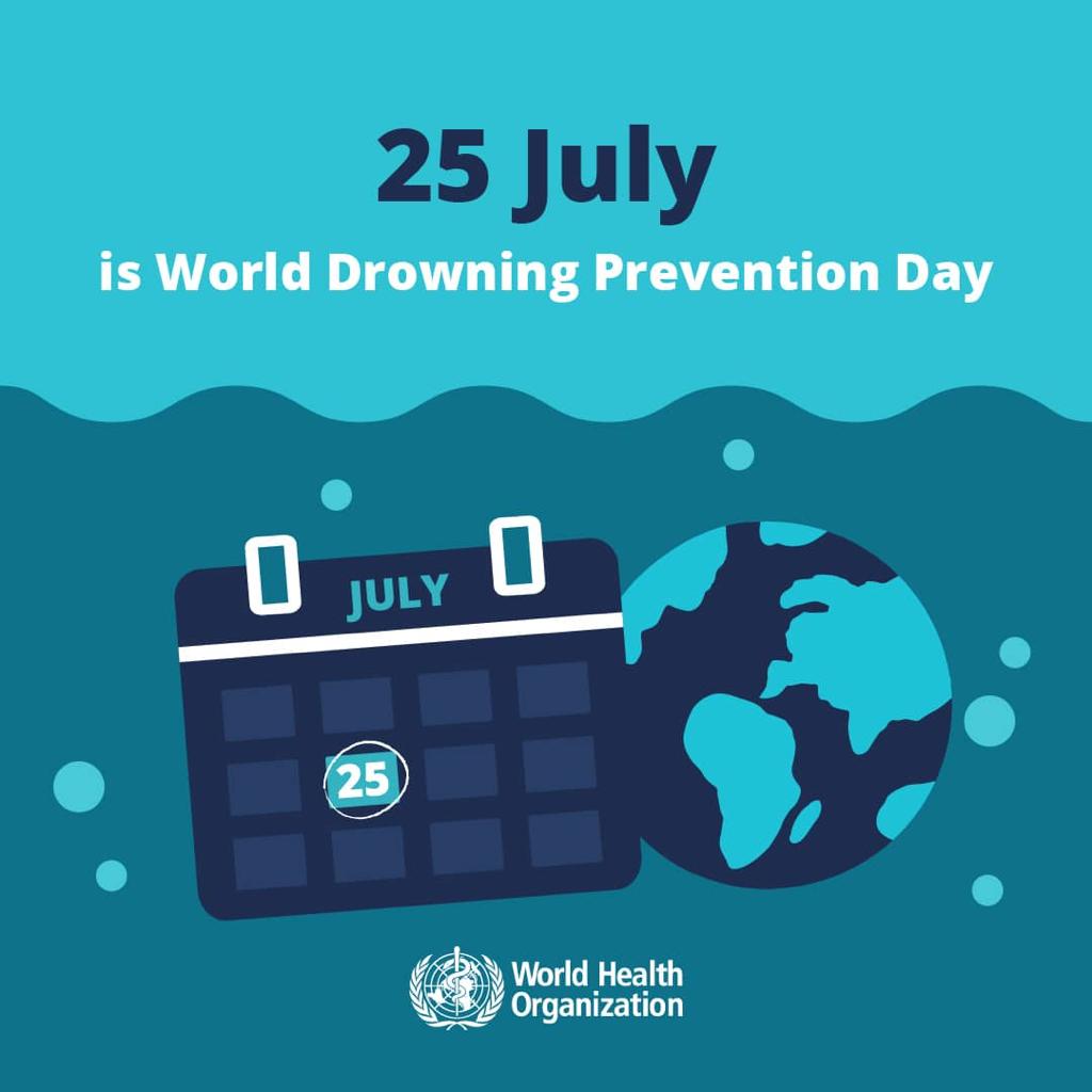 Did you know? Drowning is among the 10 leading causes of death for children and young people aged 1-24 years in every region of the world. Anyone can drown, but no one should. #WDPDUG #DrowningPrevention