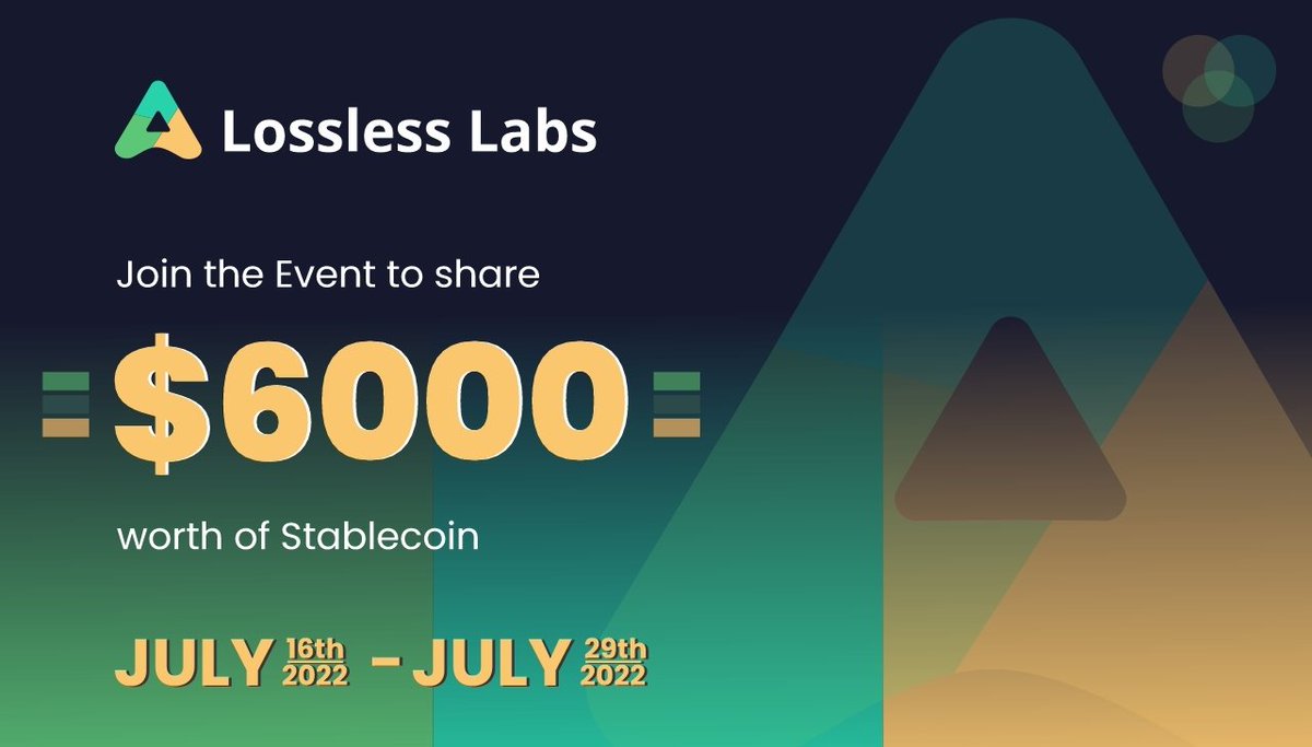 Lossless Labs Airdrop🏧🏧

♻️ $6000 worth of Stablecoin to be split among participants
♻️ Lossless NFT Collection
♻️ Open Source Developer Tools
♻️ Lossless suite of DApps

Join here 🆓: gleam.io/QtezP/lossless…

#Airdrops #airdrop #NFTCommunity #Giveaways