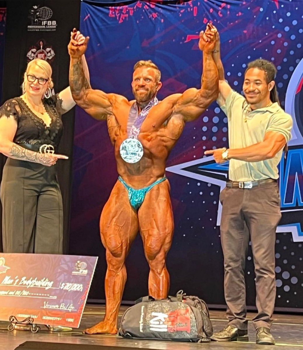 MrOlympiaLLC's tweet photo. Bodybuilder Iain Valliere
22’ Van Pro Champ. #backtotheOwego #numba5 https://t.co/ugiGzaFWtE