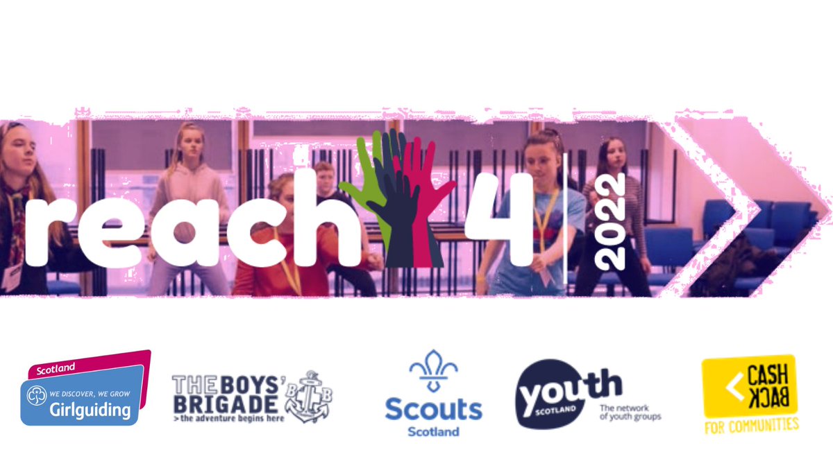 ⭐️This Friday REACH 4 2022 is back after being rescheduled!⭐️

Reach is a FREE Generation CashBack event as part of <a href="/CashBackScot/">CashBack4Communities</a> organised by young people, for young people, and features an amazing lineup of activities and workshops!

Learn more here: bit.ly/3aT67EG
