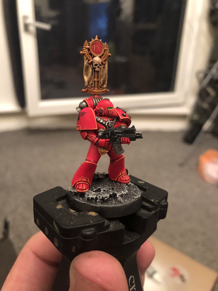 1GreenHairedGuy's tweet photo. So had a bit of a tester paint with the new contrast Baal red on a Horus heresy era Blood Angel, iβm surprisingly really really impressed with how well this turned out ππ #bloodangles #WarhammerCommunity #horusheresy https://t.co/08kgUUQK3h