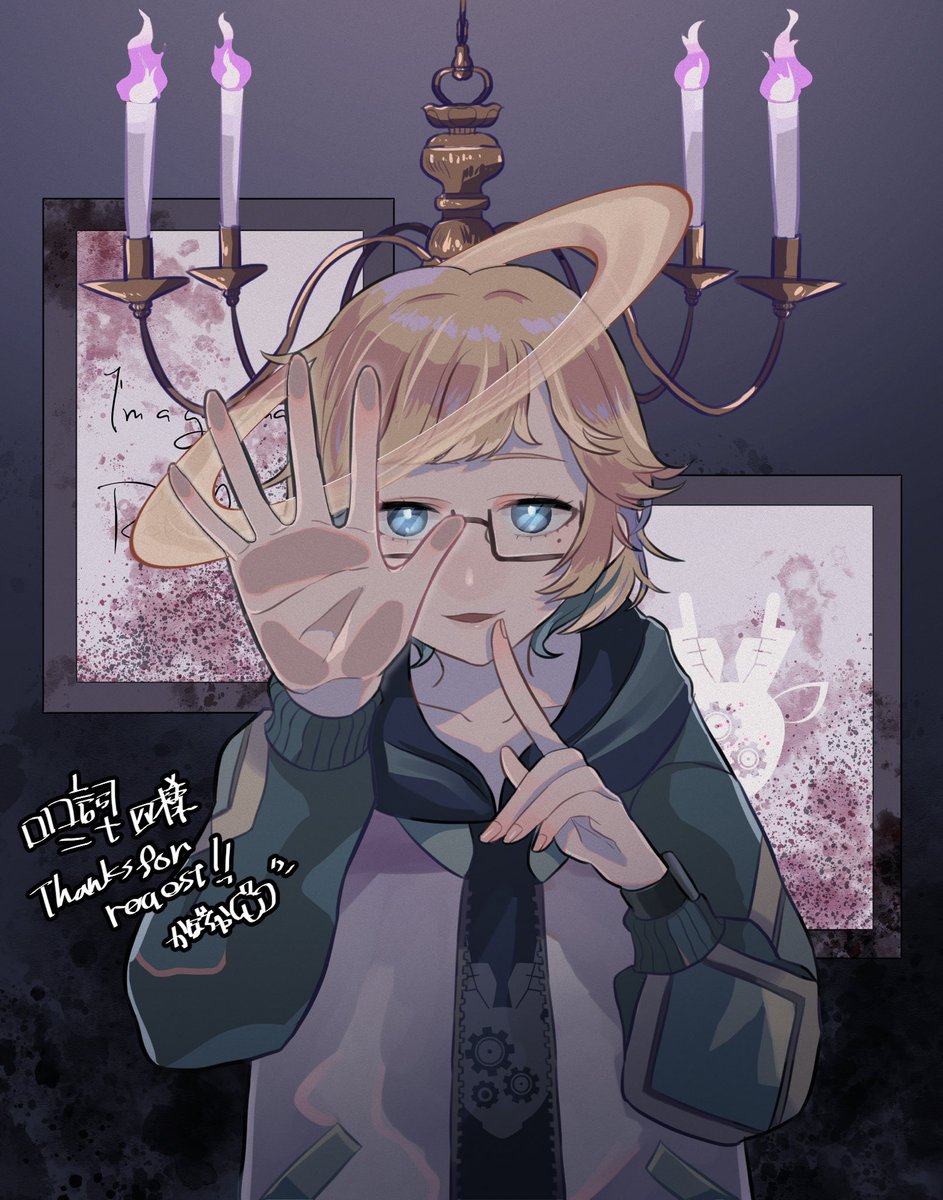 pumpkin_umaizo's tweet photo. ロ口詞二十四様(@6424rokushi )
おまかせコースでイラストを制作いたしました。
どのような活動をされているか知りたかったため、動画アーカイブを拝見しながら描かせて頂きました！落ち着いた語り口でのGMとても聴き心地が良かったです！
この度はご依頼ありがとうございました！ https://t.co/sBAhRUb1z8